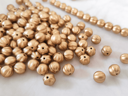 Melonen 8mm - matt Gold