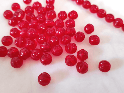Melon beads 8mm - red