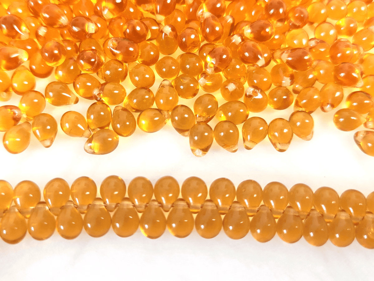 Tropfen 5x7mm - Orange