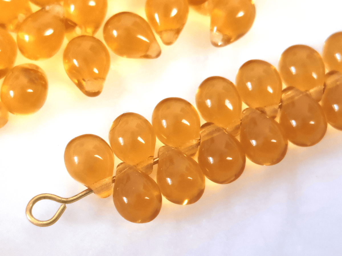 Tropfen 5x7mm - Orange