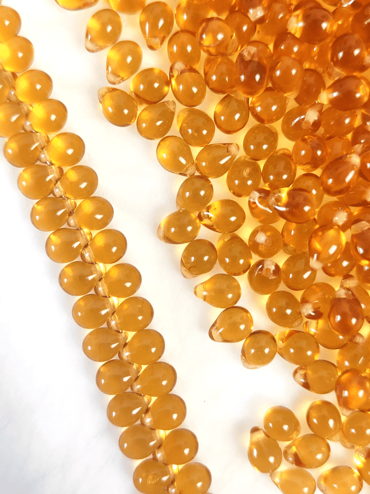 Tropfen 5x7mm - Orange
