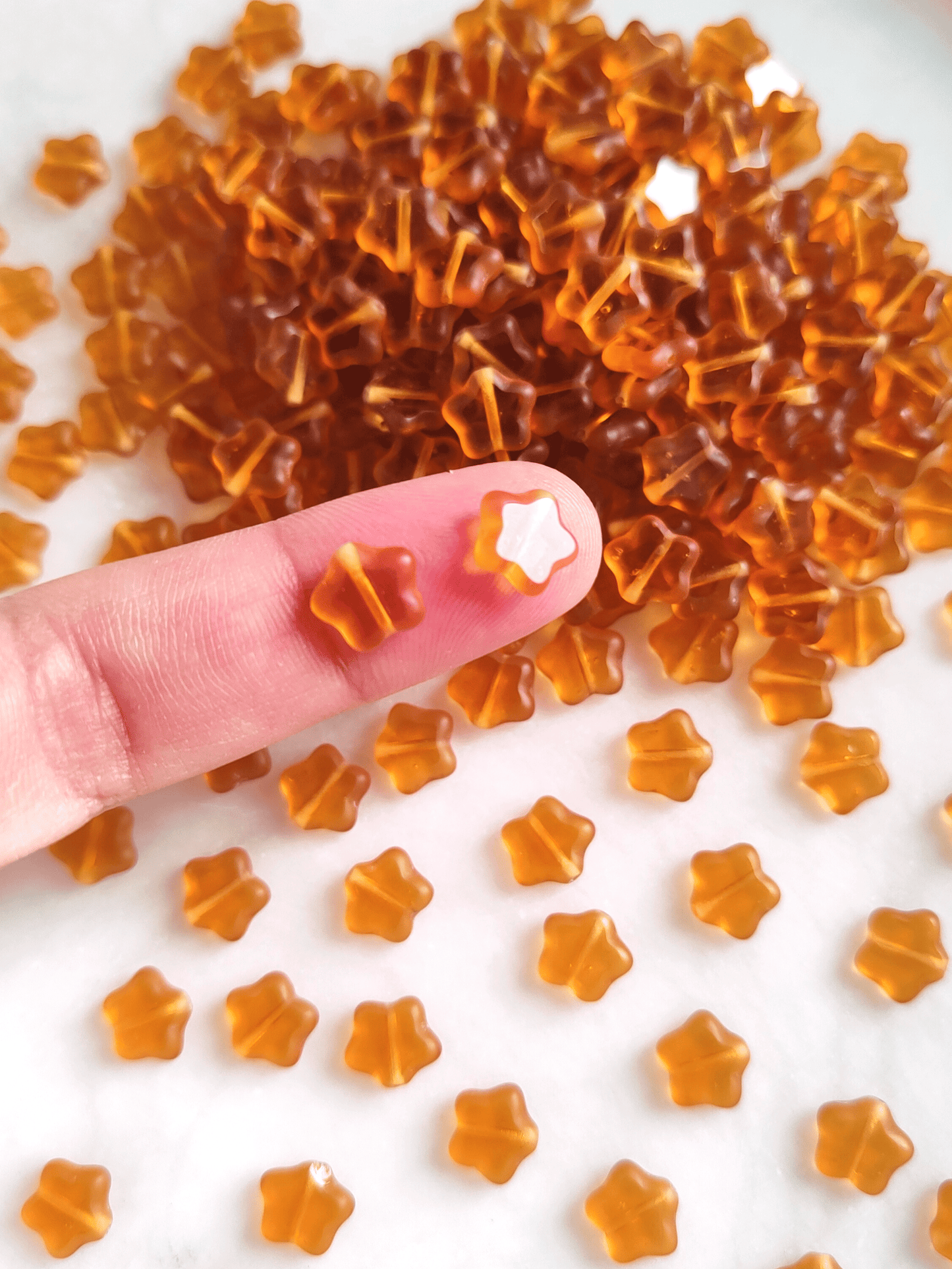 Sterne 8mm - Orange